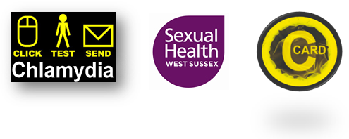 Sexual Health West Sussex services logos